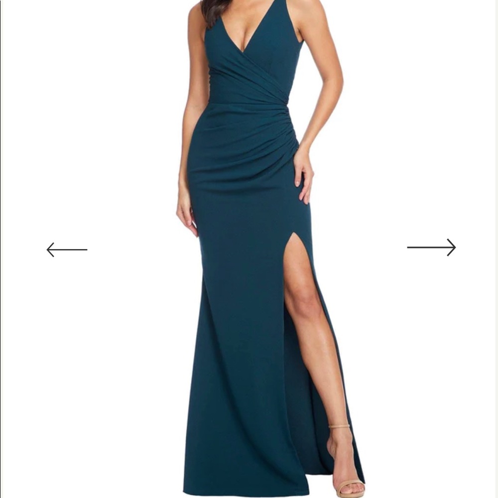 NWT Dress the Population Jordan Gown in Pine
